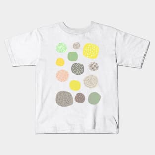 Abstract Pattern of Multi-colored Circles Kids T-Shirt